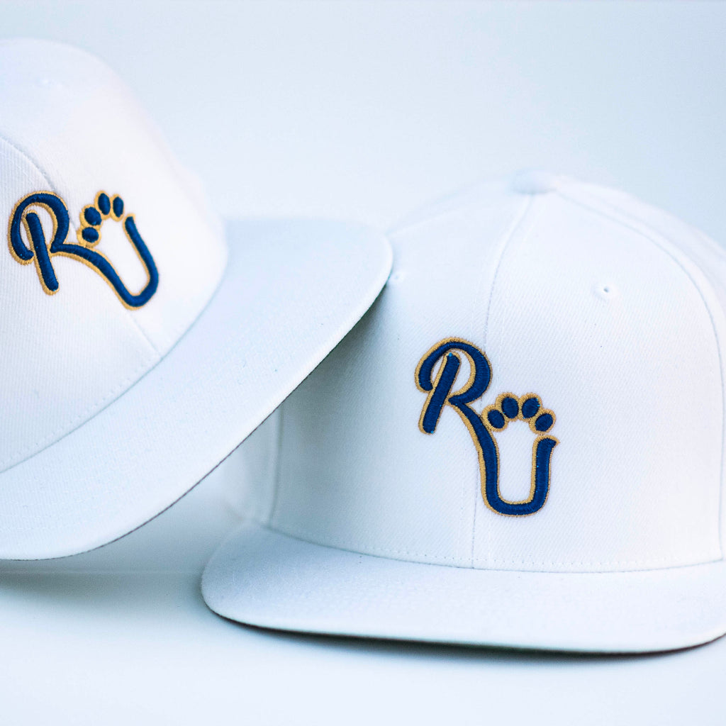 Royal/White - Bucket Hat Sandwich Design - Nublank Caps